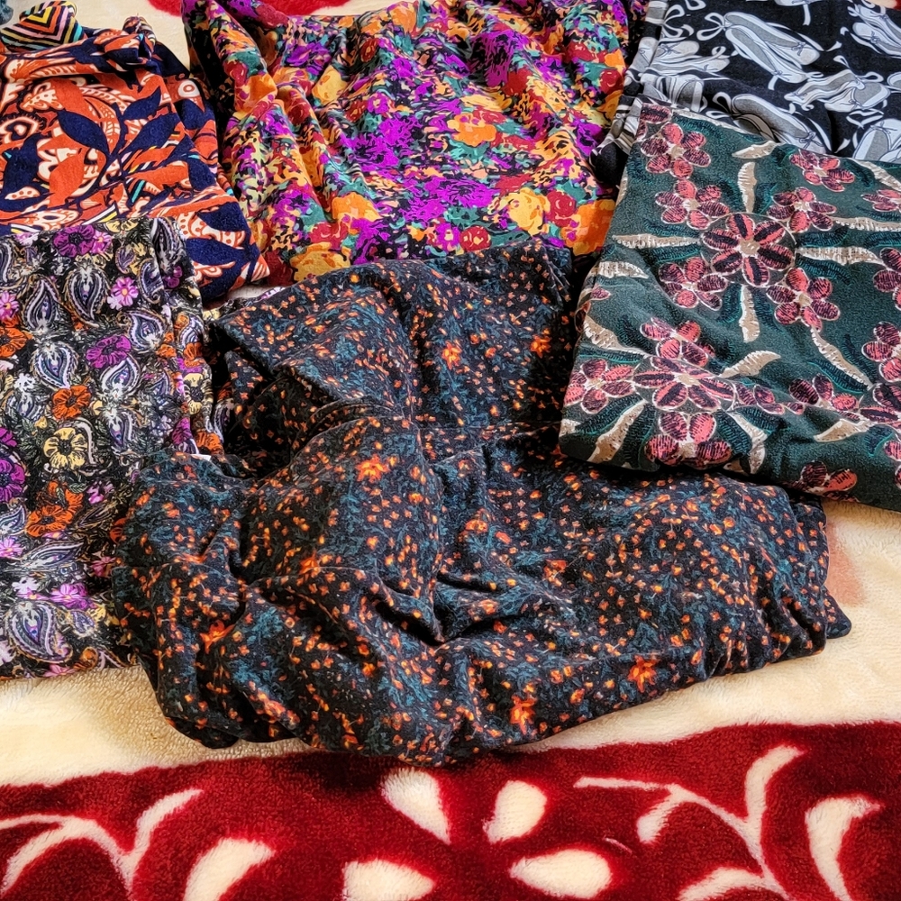 6 pair leggings